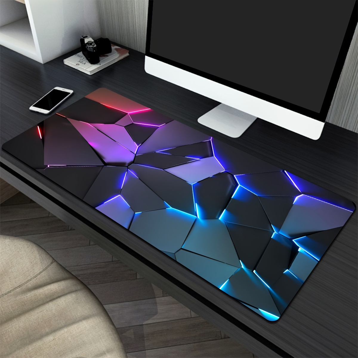 Mouse Charging Pad - Alfombrilla de ratón RGB de geometría