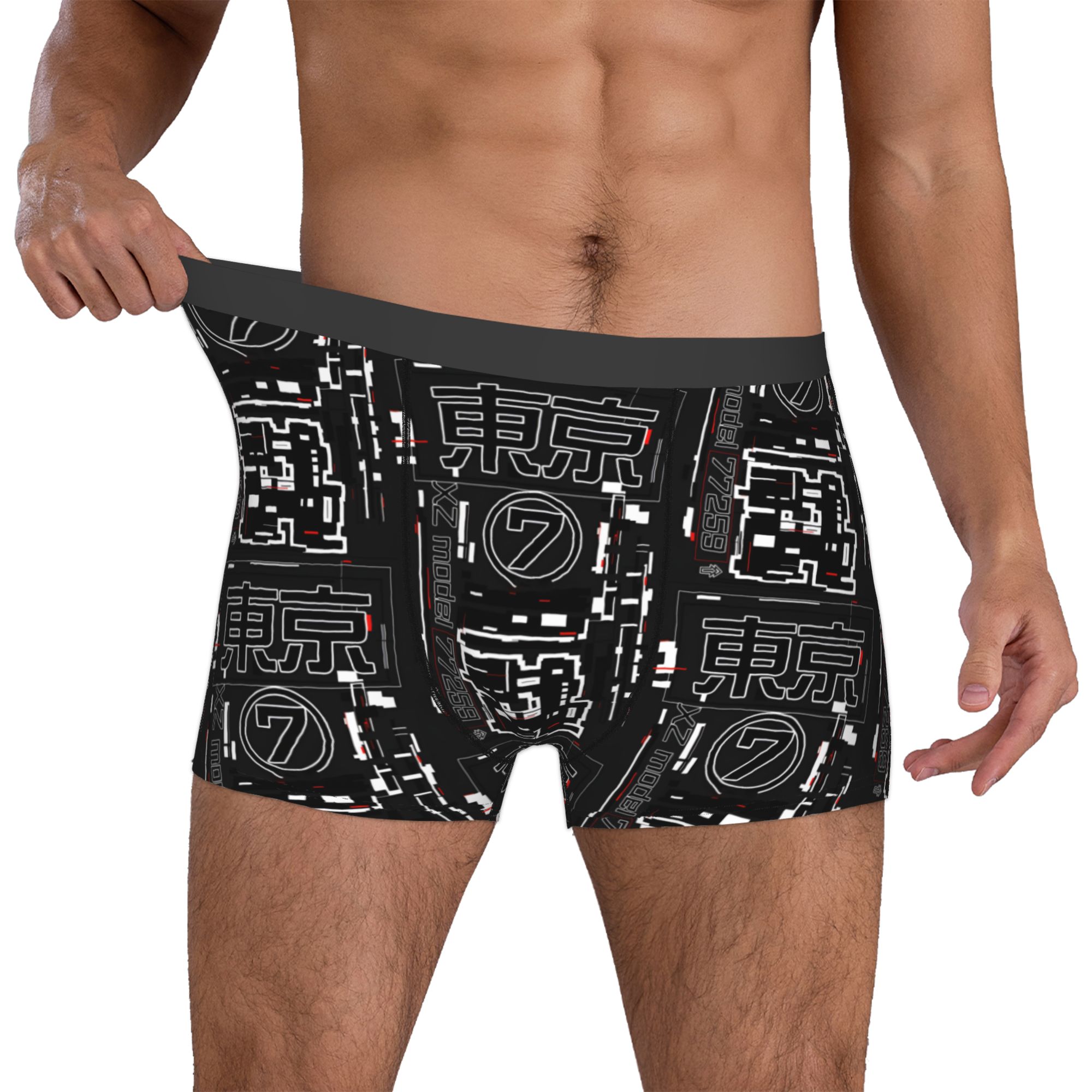Tech Inspired Accessories - Calzoncillos Boxer Techwear Japoneses Personalizados para