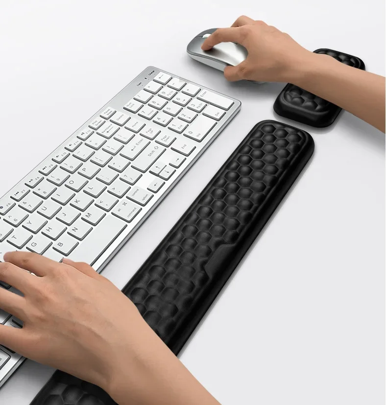 Keyboard Wrist Pad Leather - Almohadilla de protección para ratón y