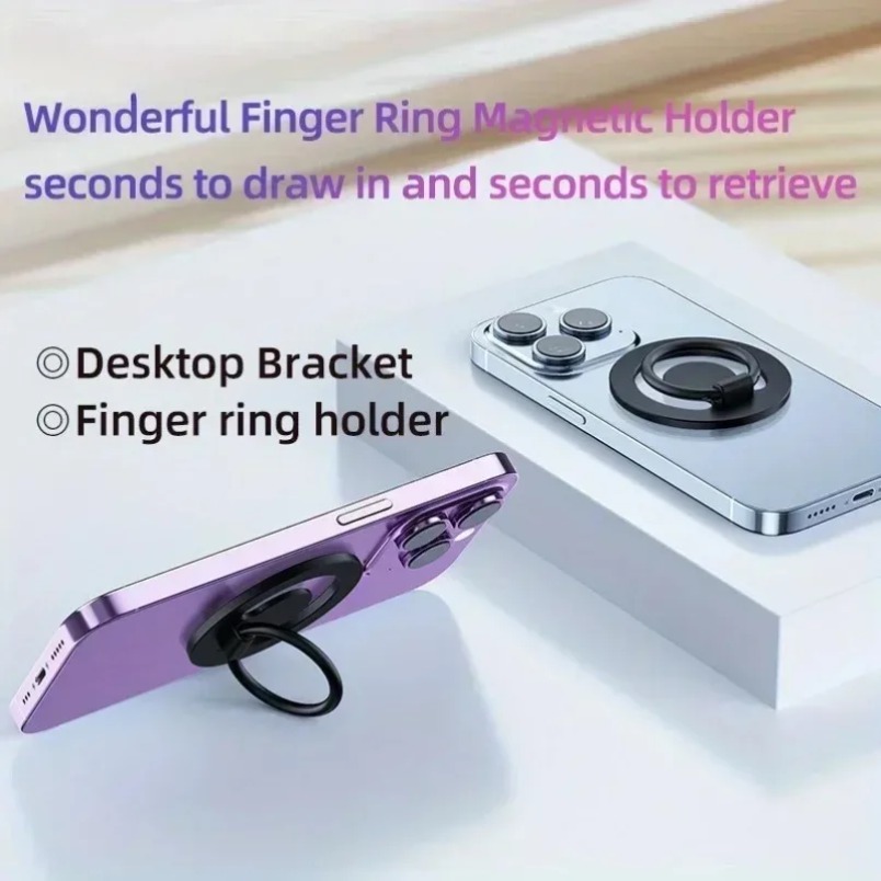 Phone Stand Aluminum - Soporte Magnético para Teléfono de Doble