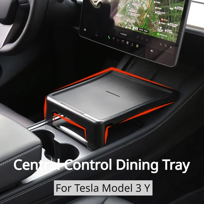 Tech Desktop Accessories - Bandeja de comedor multifunción para Tesla
