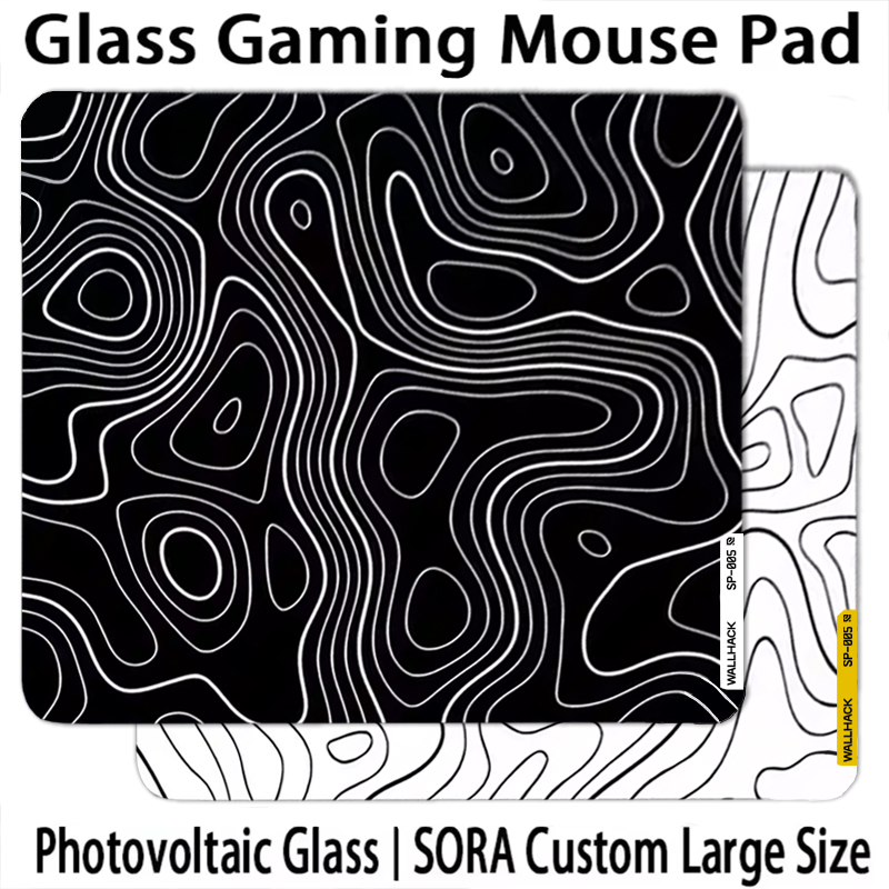 Tech Desktop Accessories - Alfombrilla de Ratón para Juegos W-WALLHACK