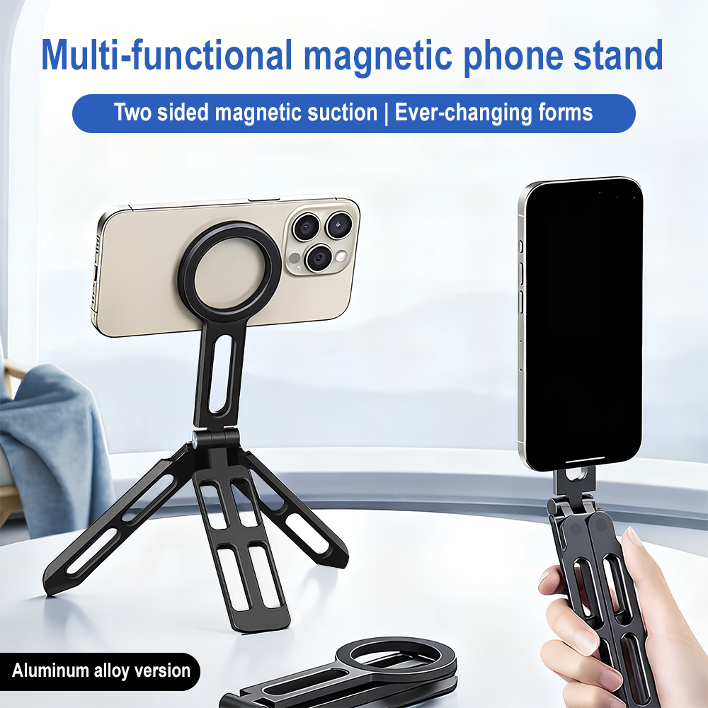 Phone Stand Aluminum - Soporte Magnético para Teléfono con Cuatro