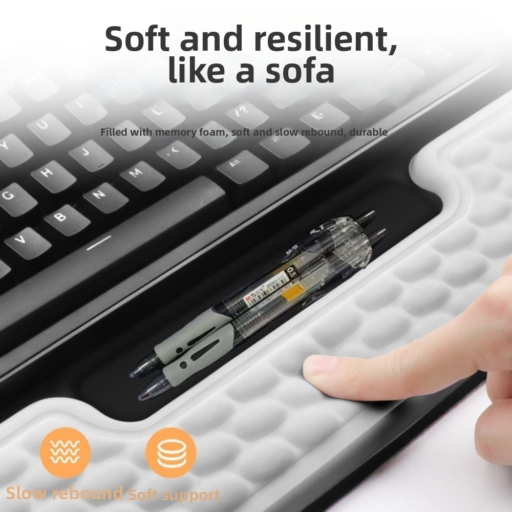 Soporte de Teclado Integrado p - Keyboard Wrist Pad Leather reseña y precio