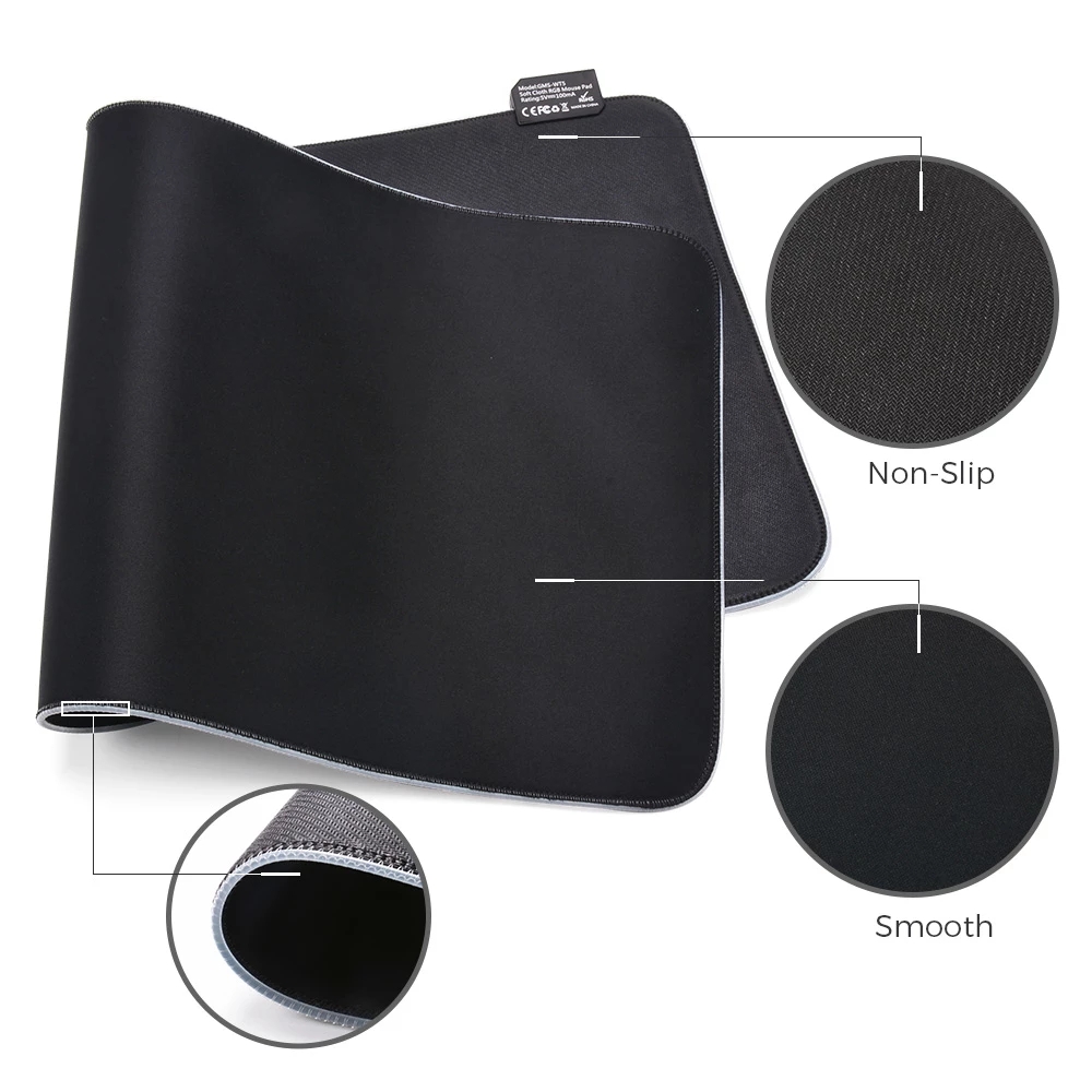 Alfombrilla de ratón LED lumin - Tech Desktop Accessories reseña y precio