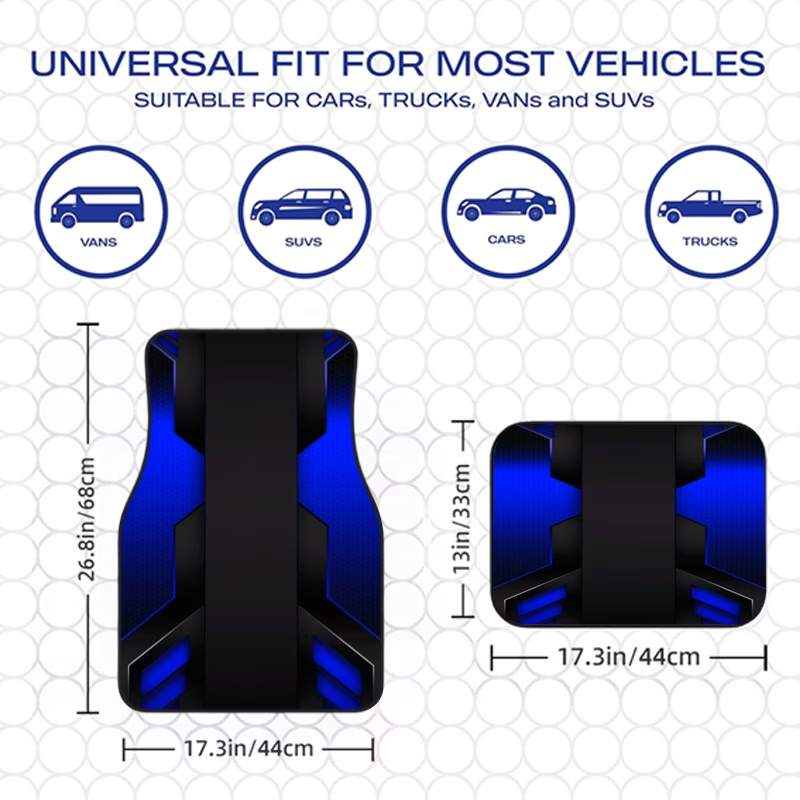 4 alfombrillas para coche con  - Tech Inspired Accessories reseña y precio