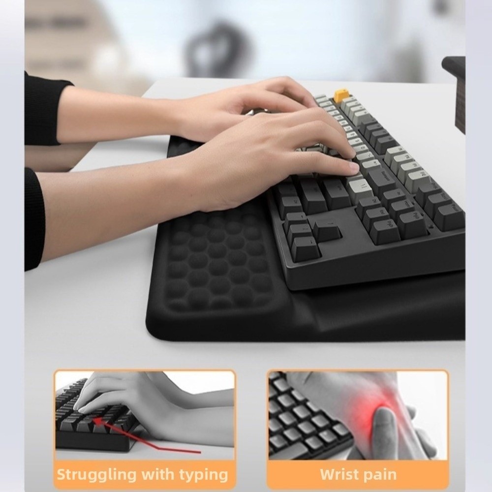 Soporte Ergonómico Antidesliza - Keyboard Wrist Pad Leather reseña y precio