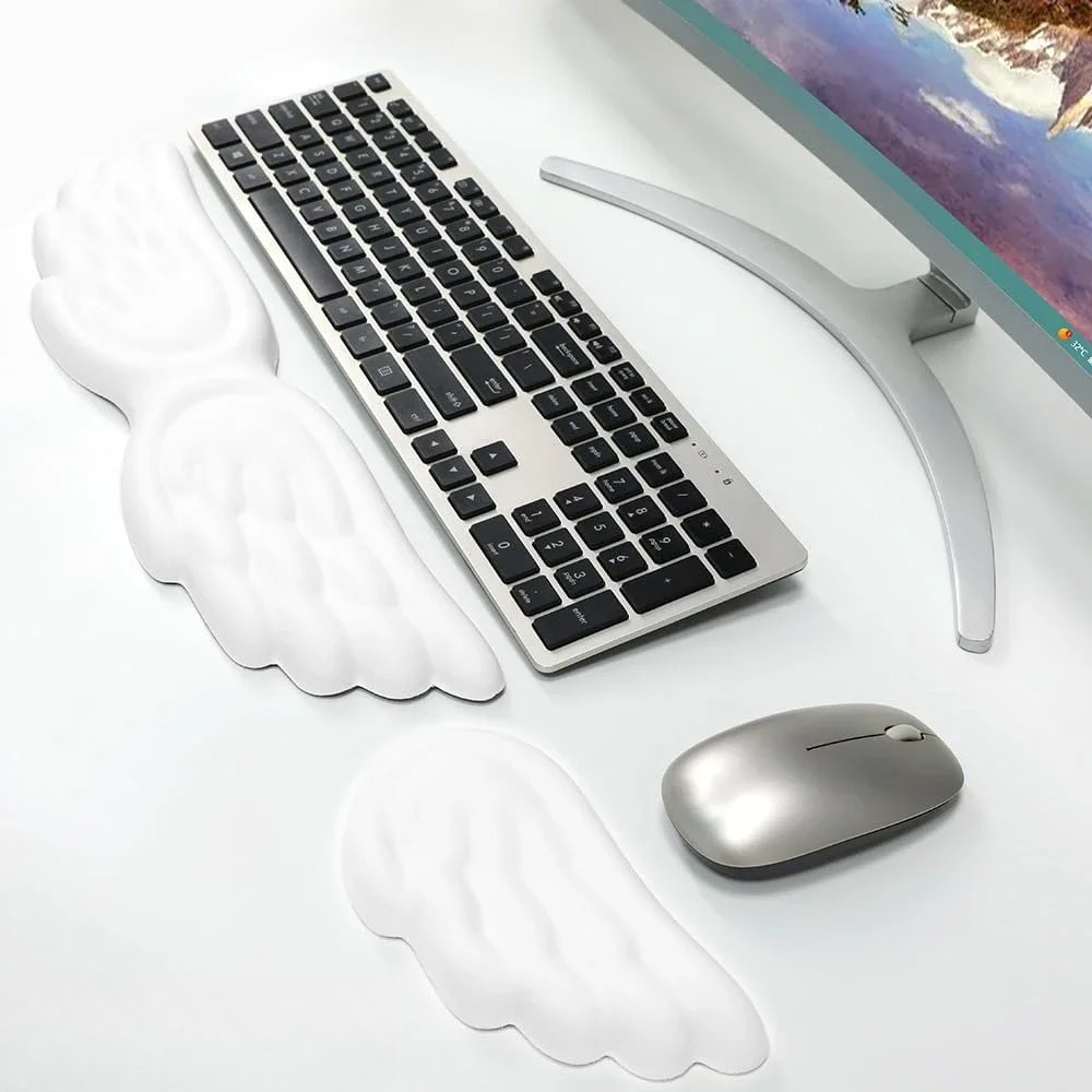 Alfombrilla de ratón ergonómic - Keyboard Wrist Pad Leather reseña y precio