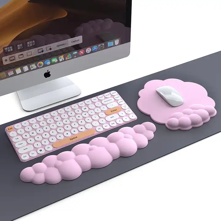 Alfombrilla de ratón de cuero  - Keyboard Wrist Pad Leather reseña y precio