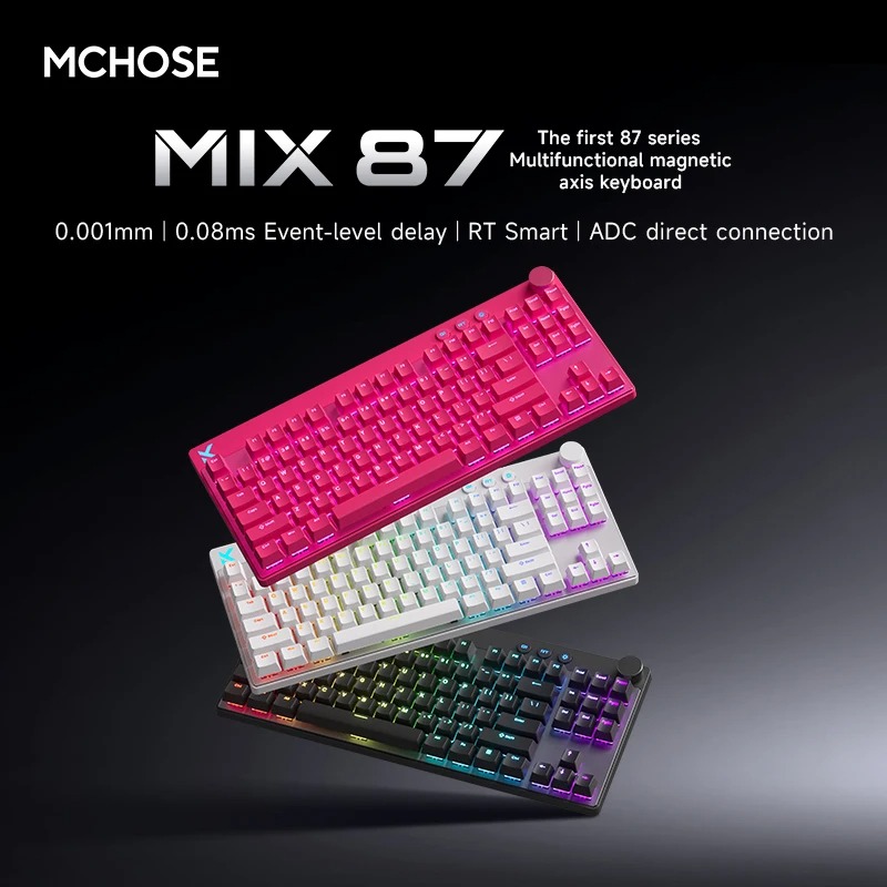Teclado Magnético Mchose Mix87 - Tech Desktop Accessories reseña y precio