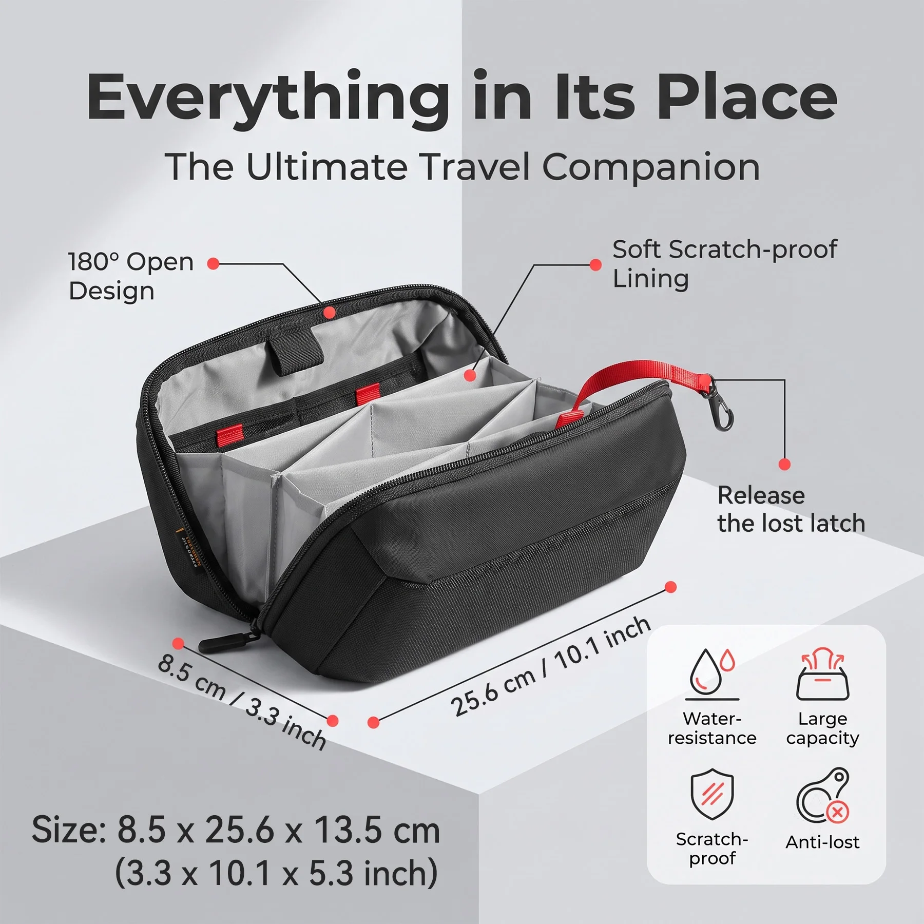 Estuche Organizador de Accesor - Tech Accessories Travel Case reseña y precio