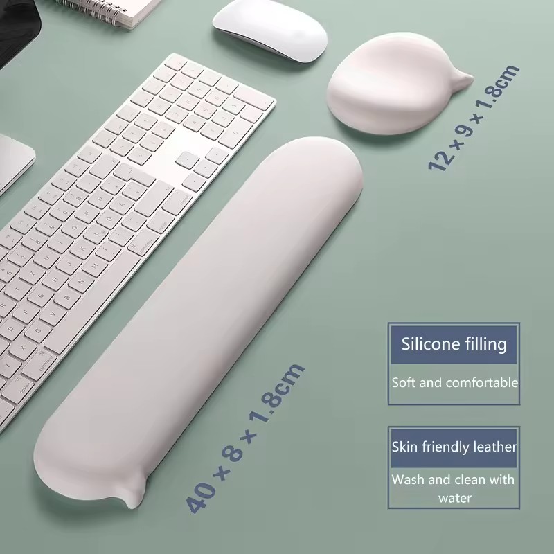 Alfombrilla de ratón de silico - Keyboard Wrist Pad Leather reseña y precio