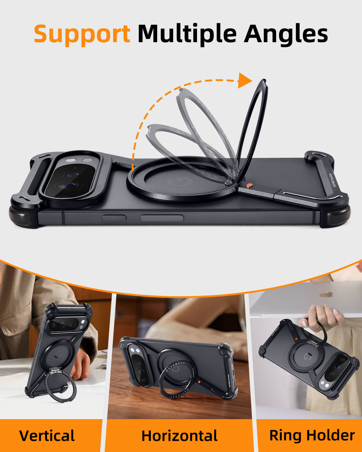 Funda de teléfono de metal Oat - Phone Stand Aluminum reseña y precio