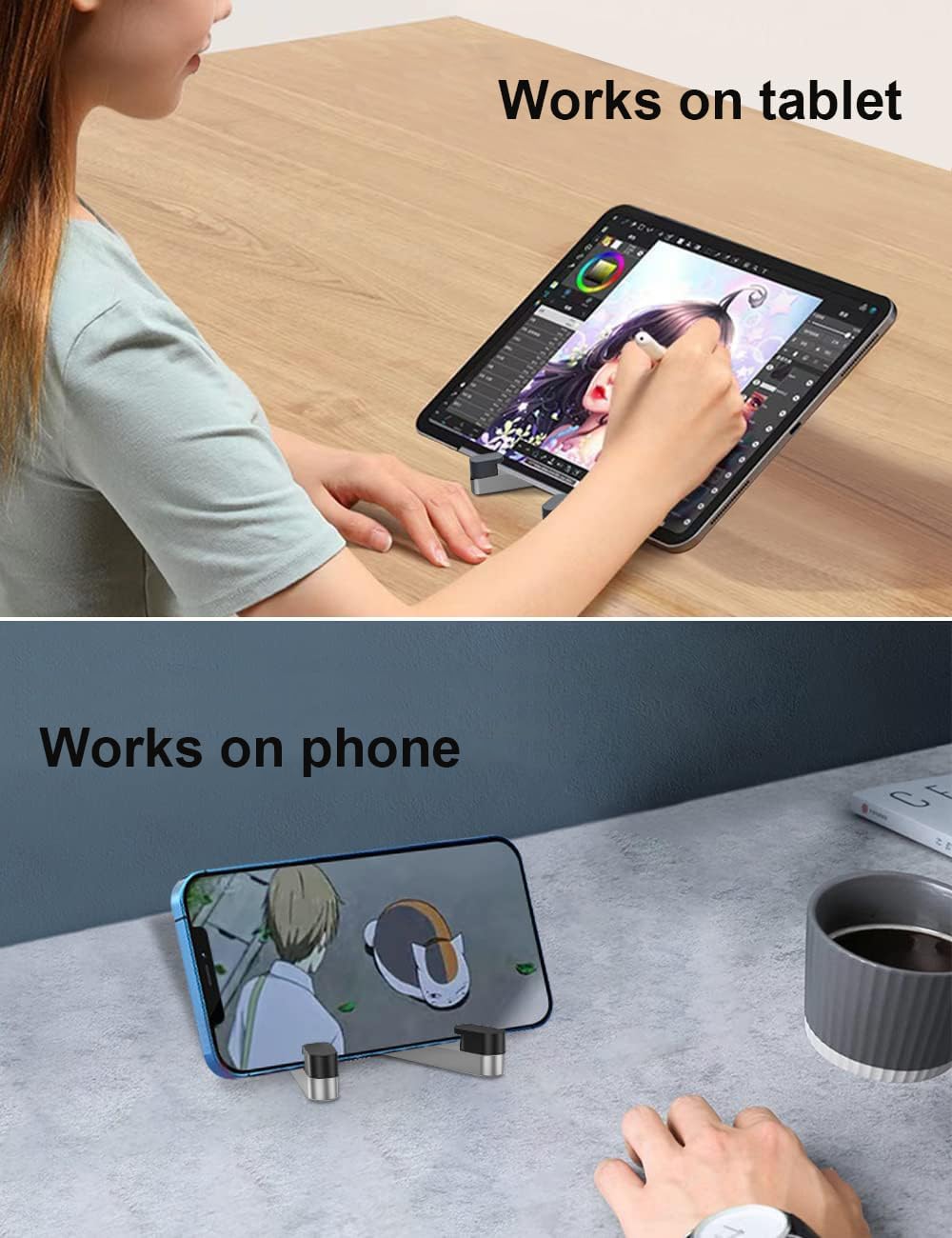 Soporte Plegable de Aluminio p - Phone Stand Aluminum reseña y precio