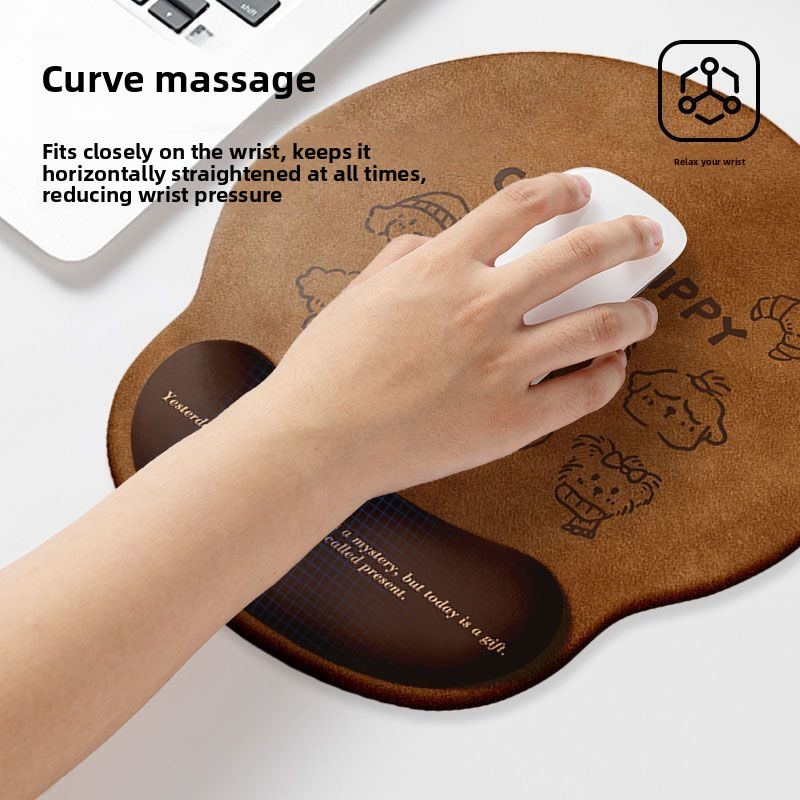 Alfombrilla de ratón bonita de - Keyboard Wrist Pad Leather reseña y precio