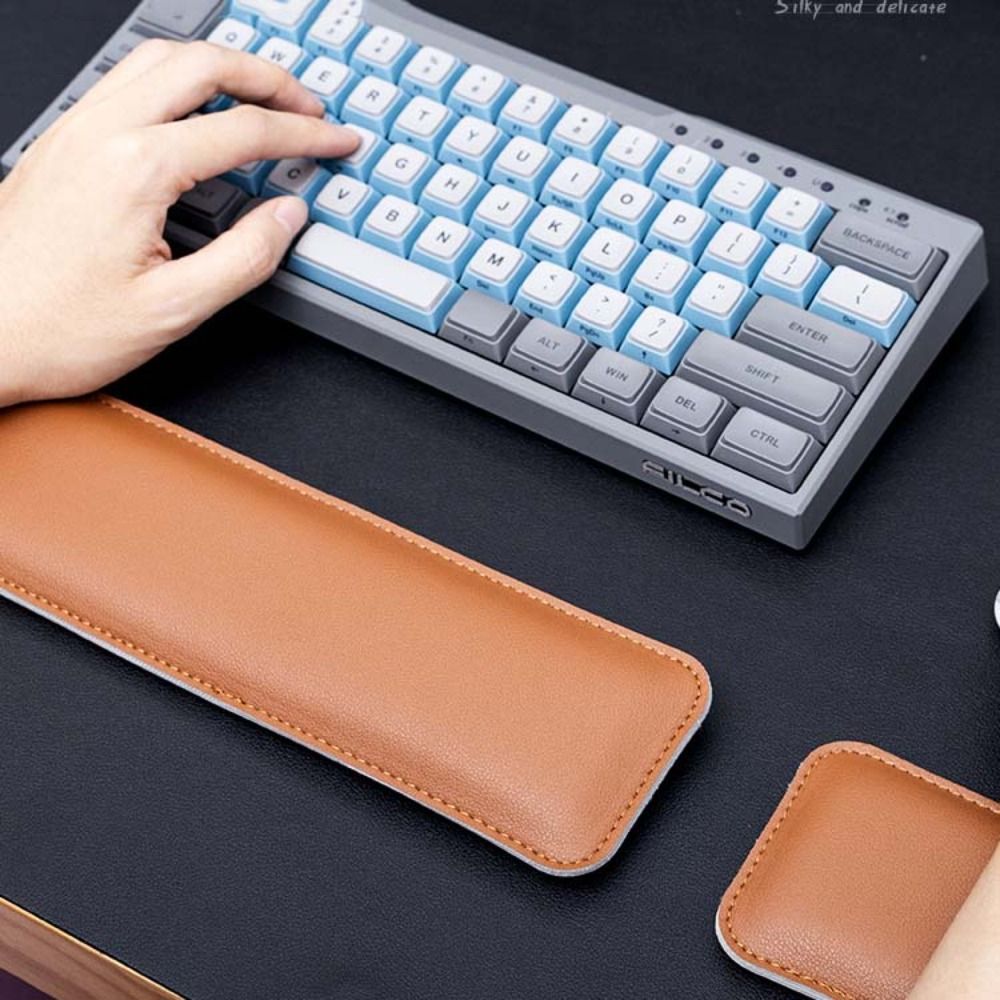 Alfombrilla de ratón portátil  - Keyboard Wrist Pad Leather reseña y precio