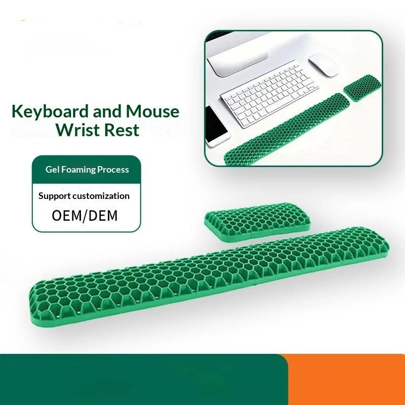 Almohadilla ergonómica para re - Keyboard Wrist Pad Leather reseña y precio