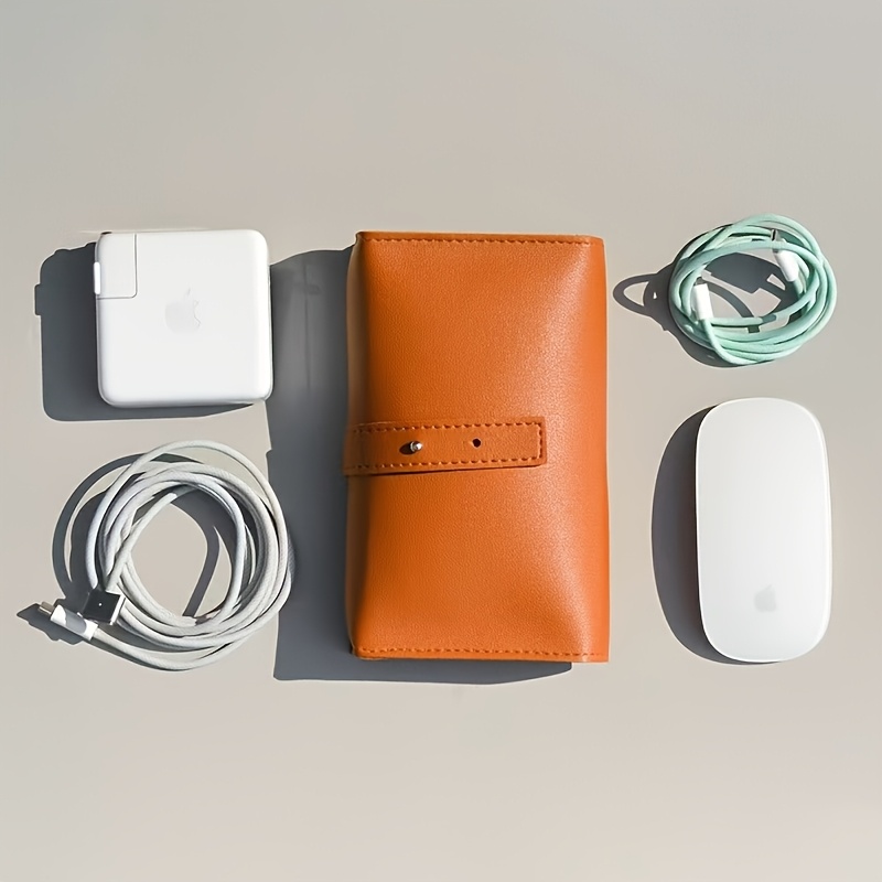 Organizador de Cuero PU con Mú - Tech Accessories Travel Case reseña y precio