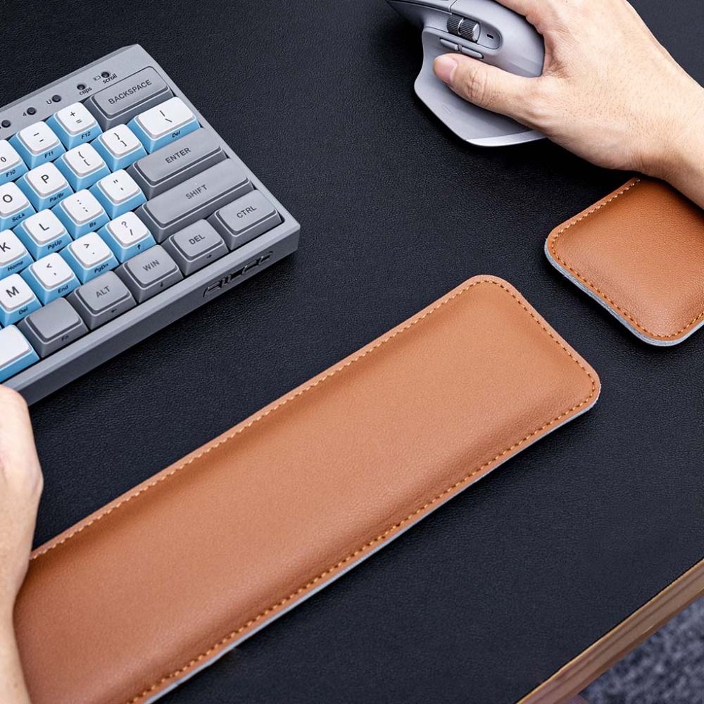 Alfombrilla de ratón portátil  - Keyboard Wrist Pad Leather reseña y precio