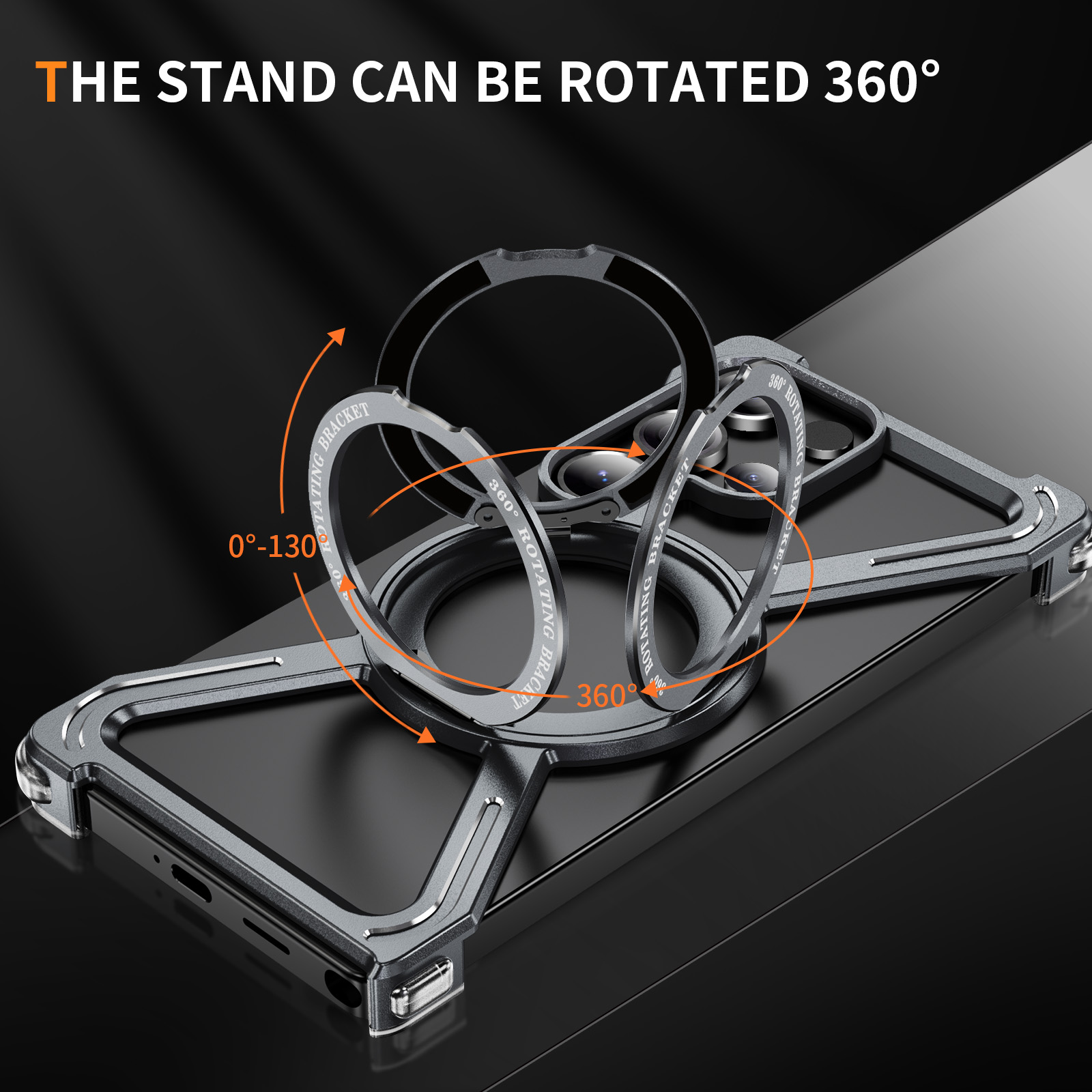 Funda Magnética Giratoria Anti - Phone Stand Aluminum reseña y precio