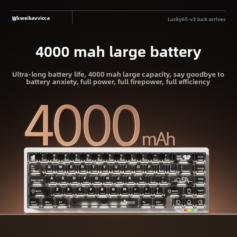 WEIKAV Lucky65 V3 Teclado mecá - Tech Desktop Accessories reseña y precio