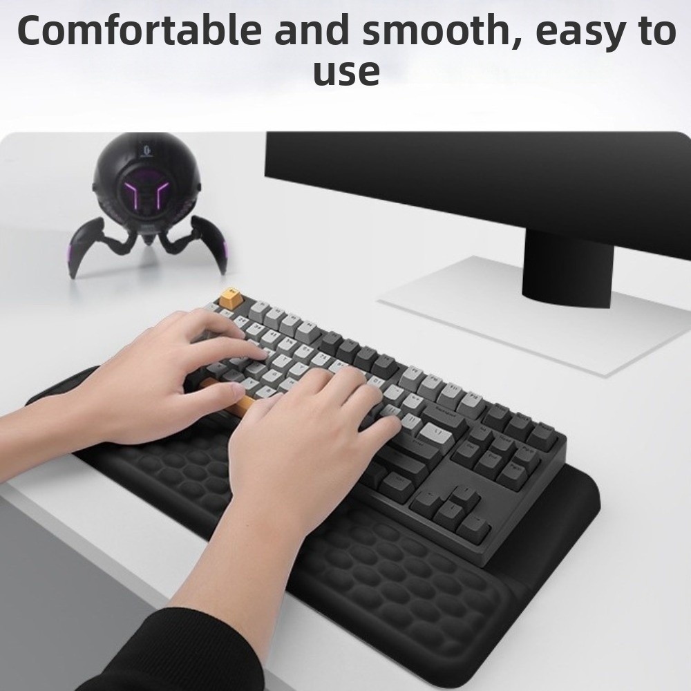 Soporte Ergonómico Antidesliza - Keyboard Wrist Pad Leather reseña y precio