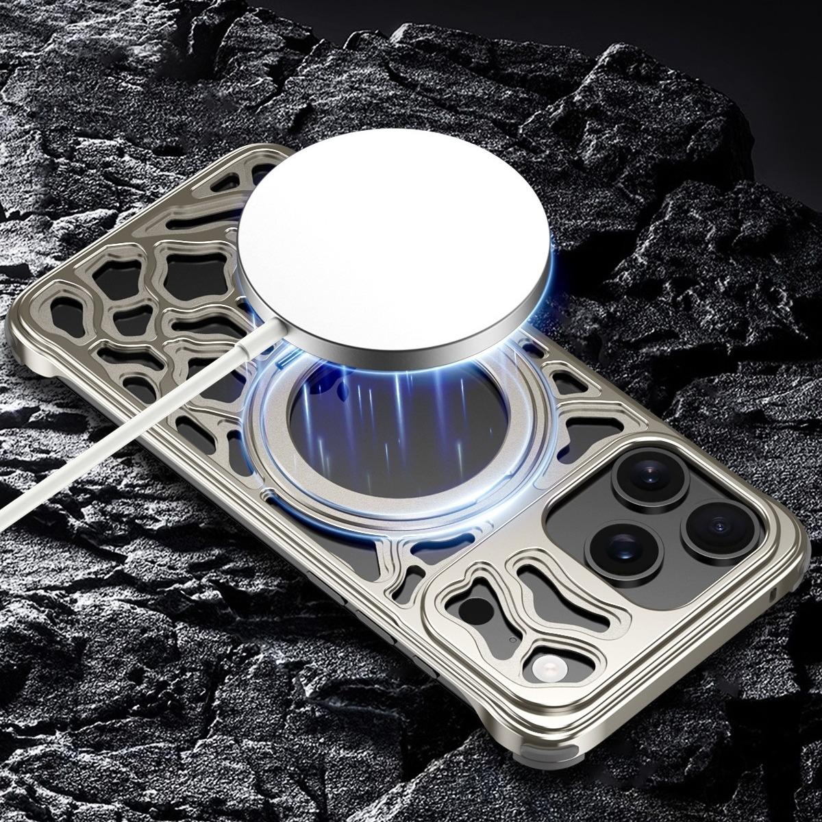Fundas para iPhone 16, 15, 17  - Phone Stand Aluminum reseña y precio